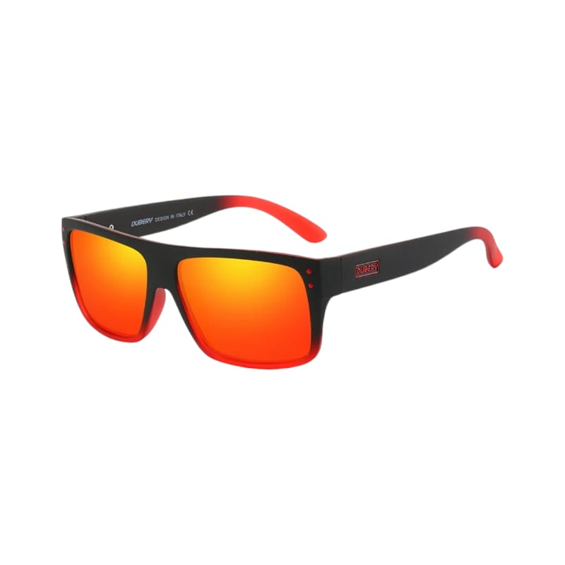 Gafas De Sol  Dubery  Miami Naranja Polarizados